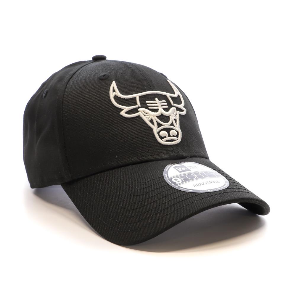 New Era Casquette Noir Homme New Era Nba Essential Outline 940 Chicago Bulls