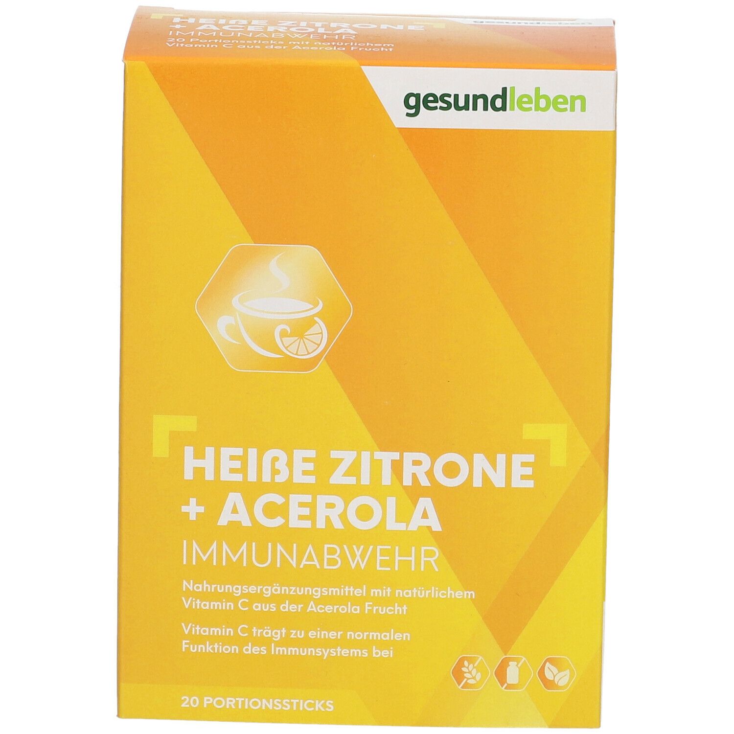 gesundleben Heiße Zitrone + Acerola Immunabwehr