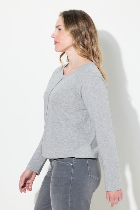 Langarmshirt, Raglanärmel, Rundhals, OEKO-TEX