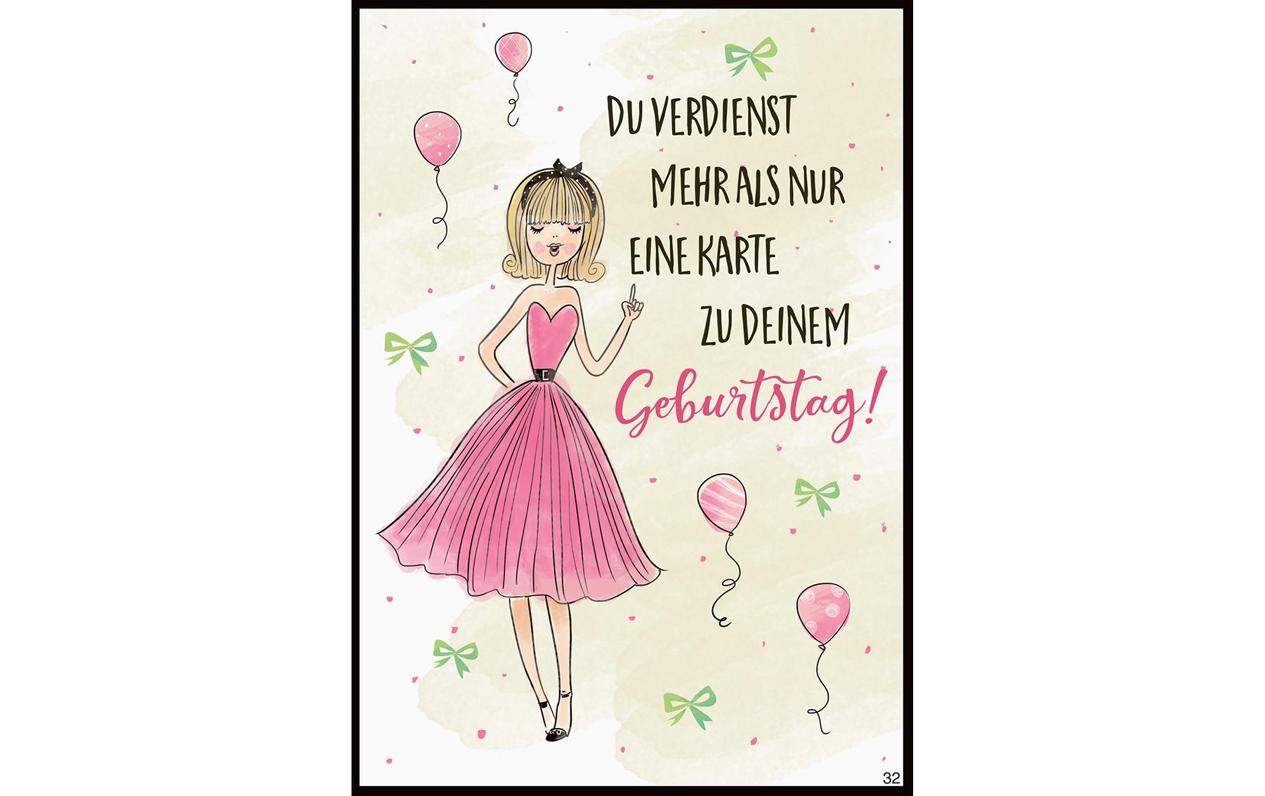 Musikkarte beweglich Du verdienst mehr als nur eine KarteGeburtstagskarte mit Musik für Frauen