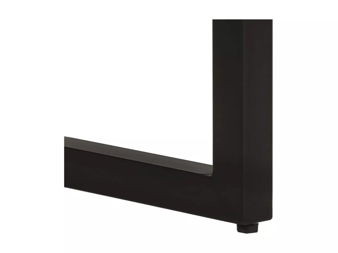 Table console 110x35x76 cm bois de manguier massif brut