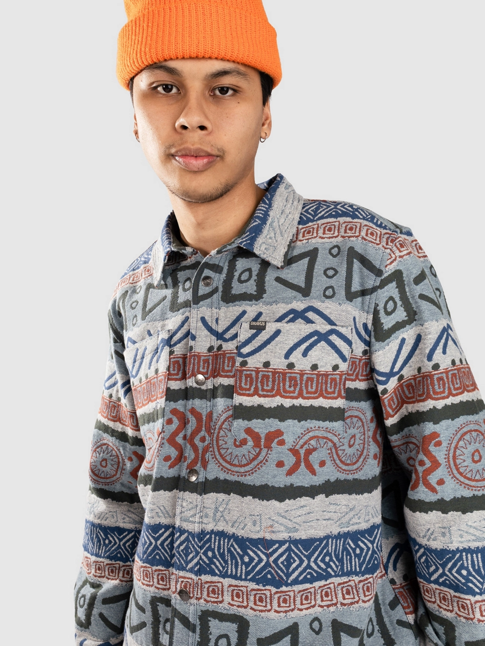 Dravus Trace Shirt blue pattern