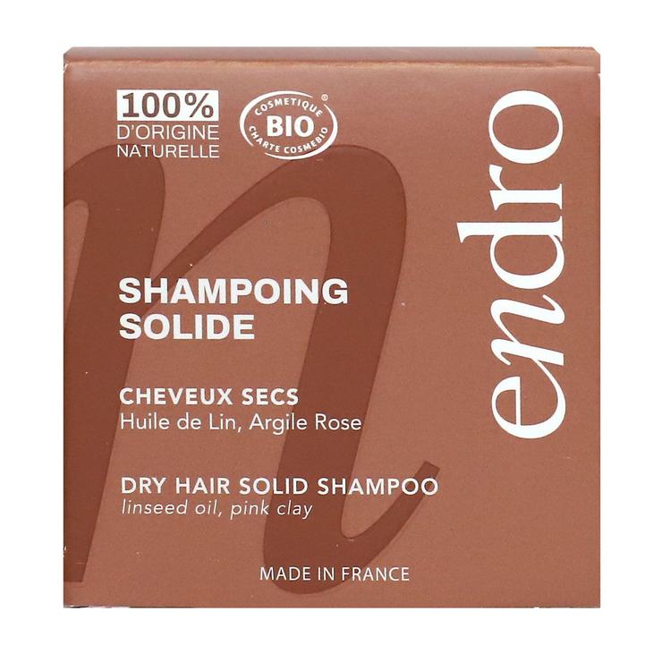 Shampoing solide bio cheveux secs 80ml