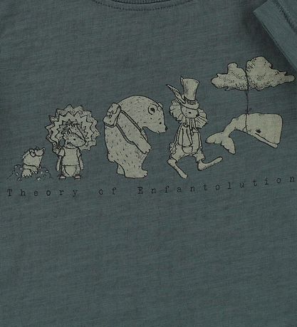 En Fant T-shirt - Gate - MørkPetroleum m. Dyr