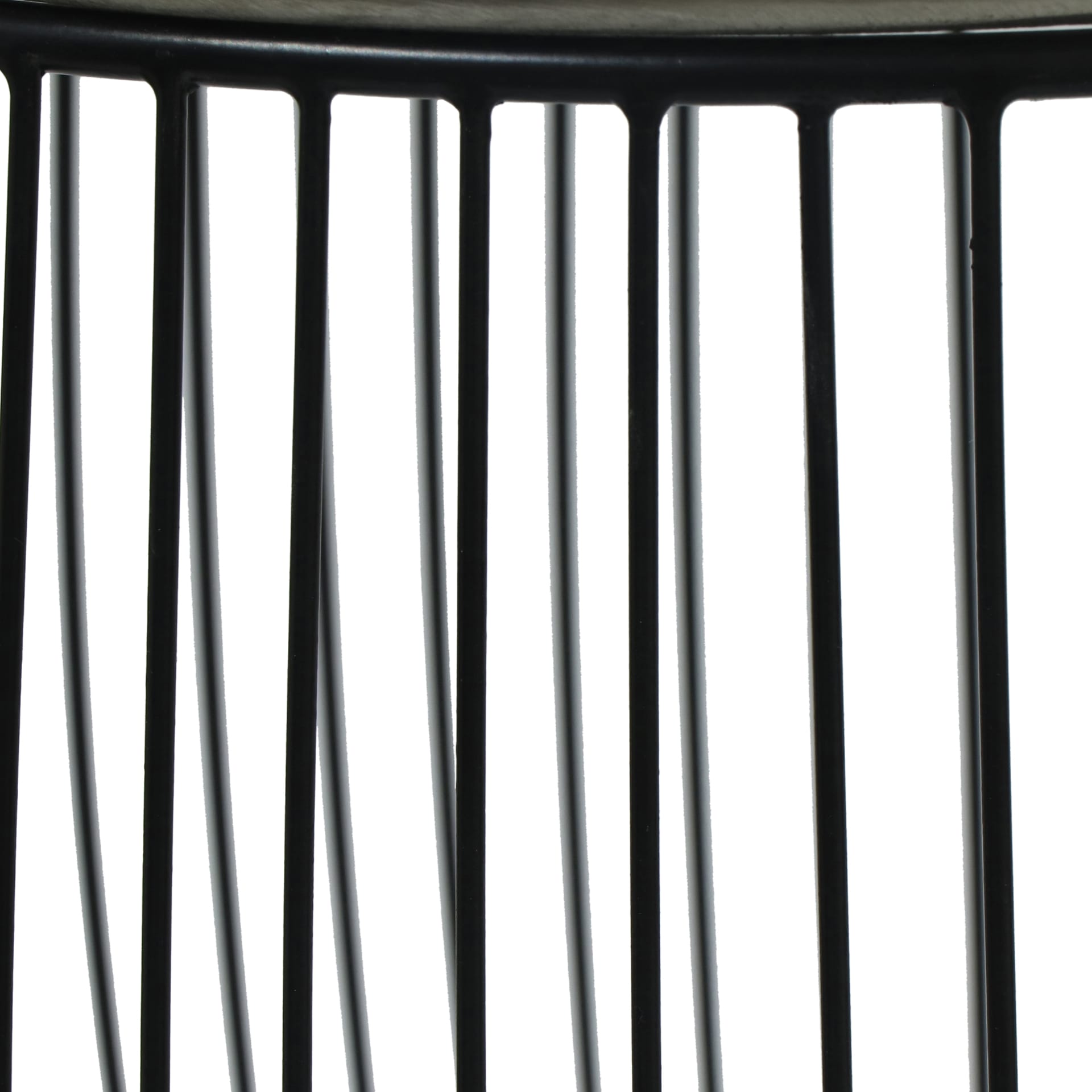 Beistelltisch RINARA 43 x 43 cm silberfarbig/schwarz