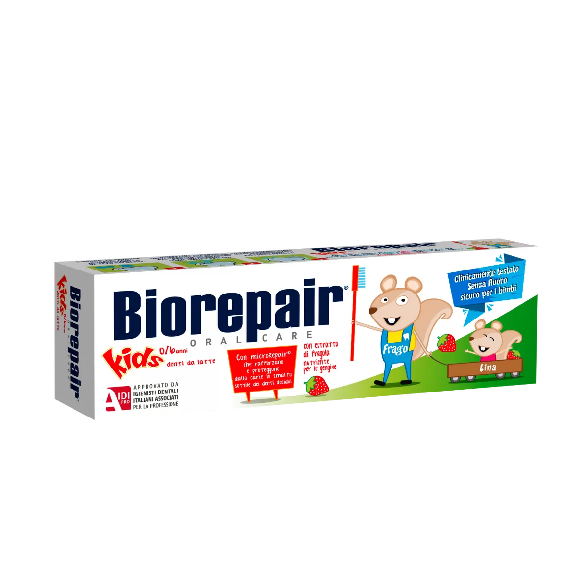 Biorepair tandpasta, kids 0-6 år - 50 ml