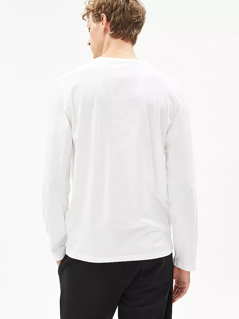 ARMEDANGELS Langarmshirt JAARLO weiss