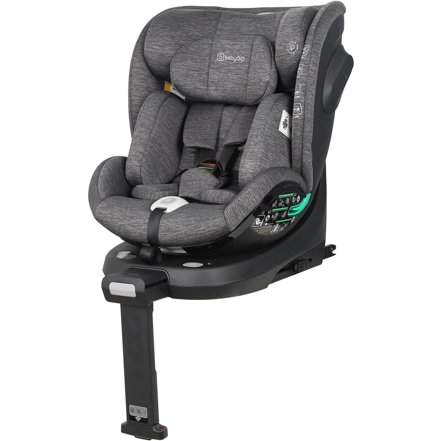 babyGO Reboarder i-Size Prime 360 grey