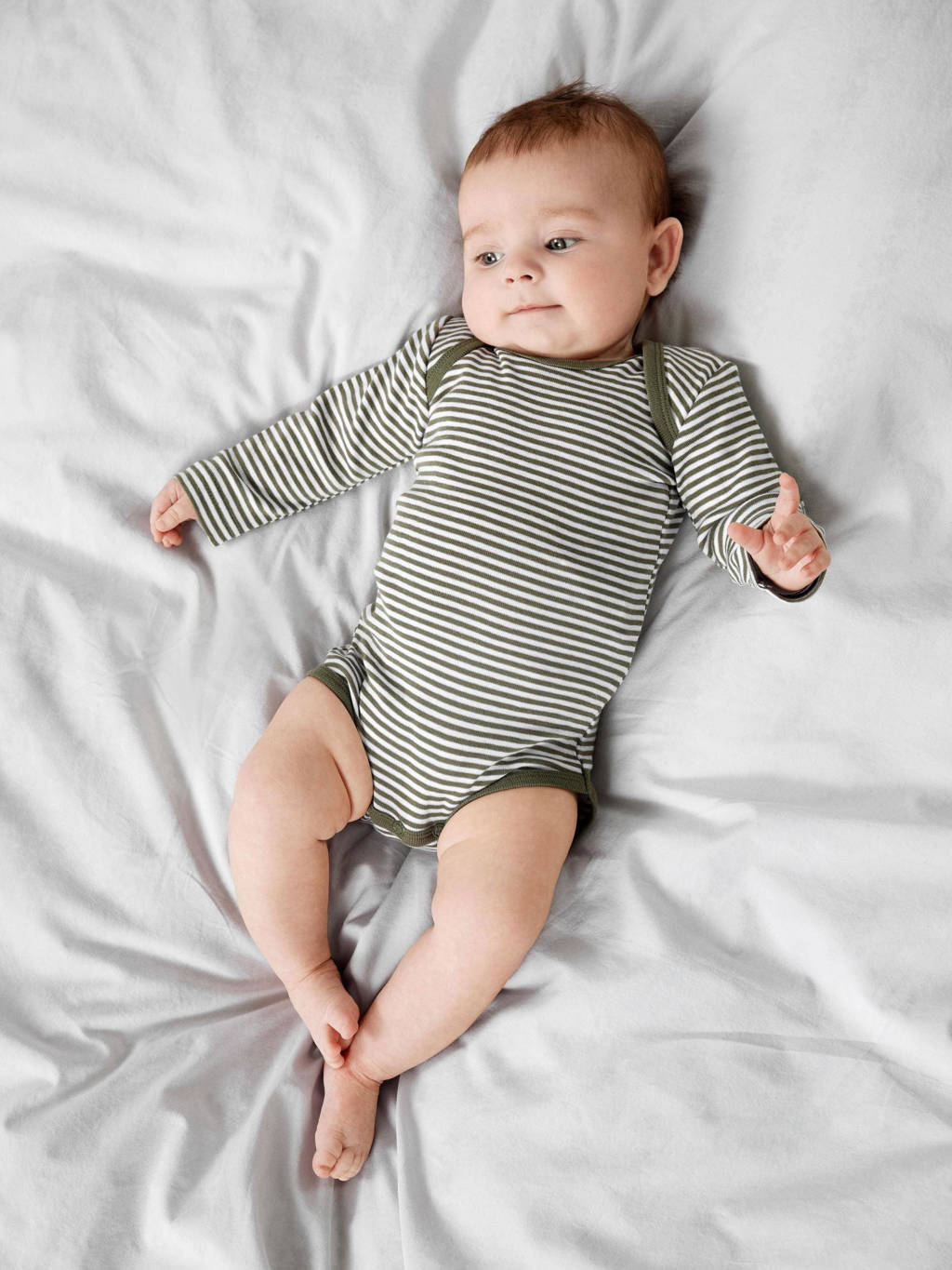 NAME IT rompr NBMBODY met all over print - set van 2 wit/groen