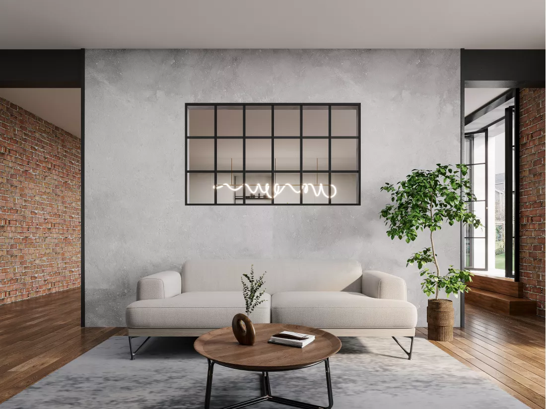 Verrière style orangerie en aluminium thermolaqué - 180x105 cm - Noir - ORANSA
