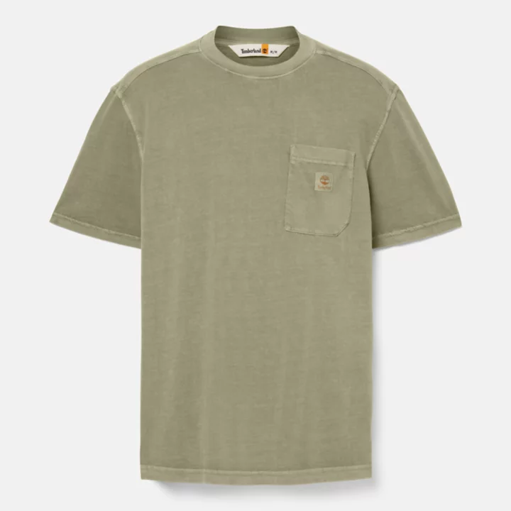 T-shirt à poche poitrine Merrymack River pour homme en vert