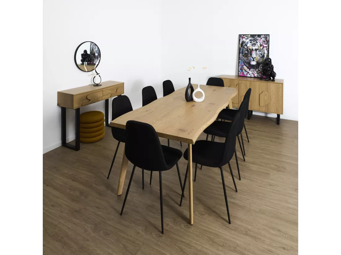 Table Extensible Bois 6 A 8 Personnes