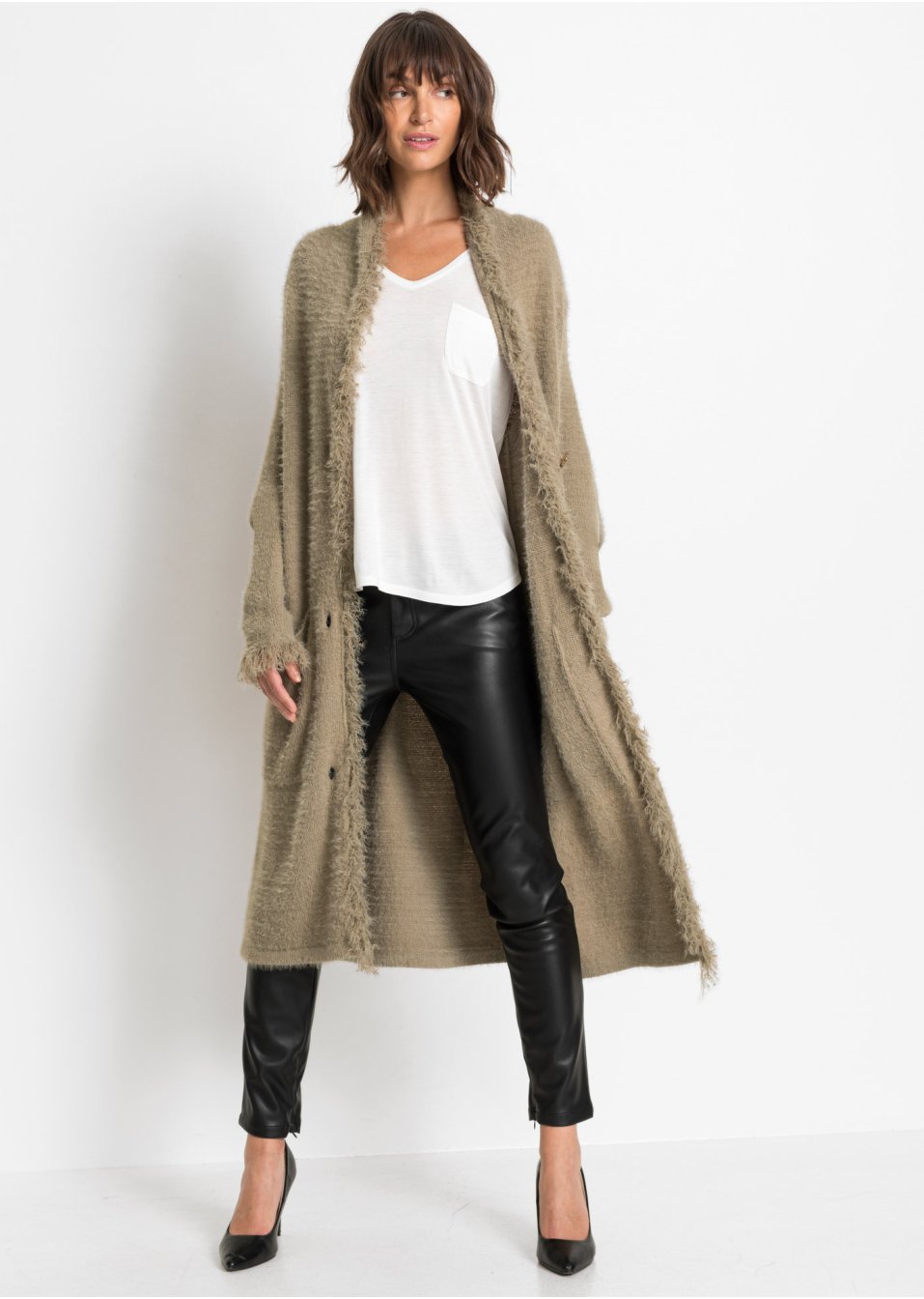 Manteau en maille