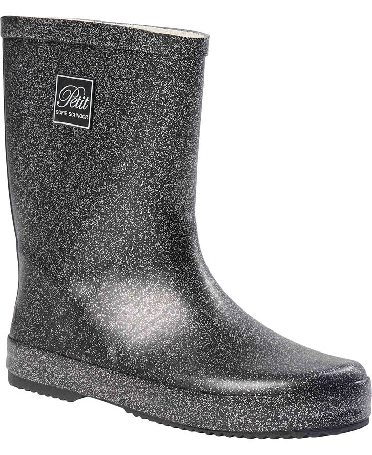 Sofie Schnoor Rubber boot Black w silver