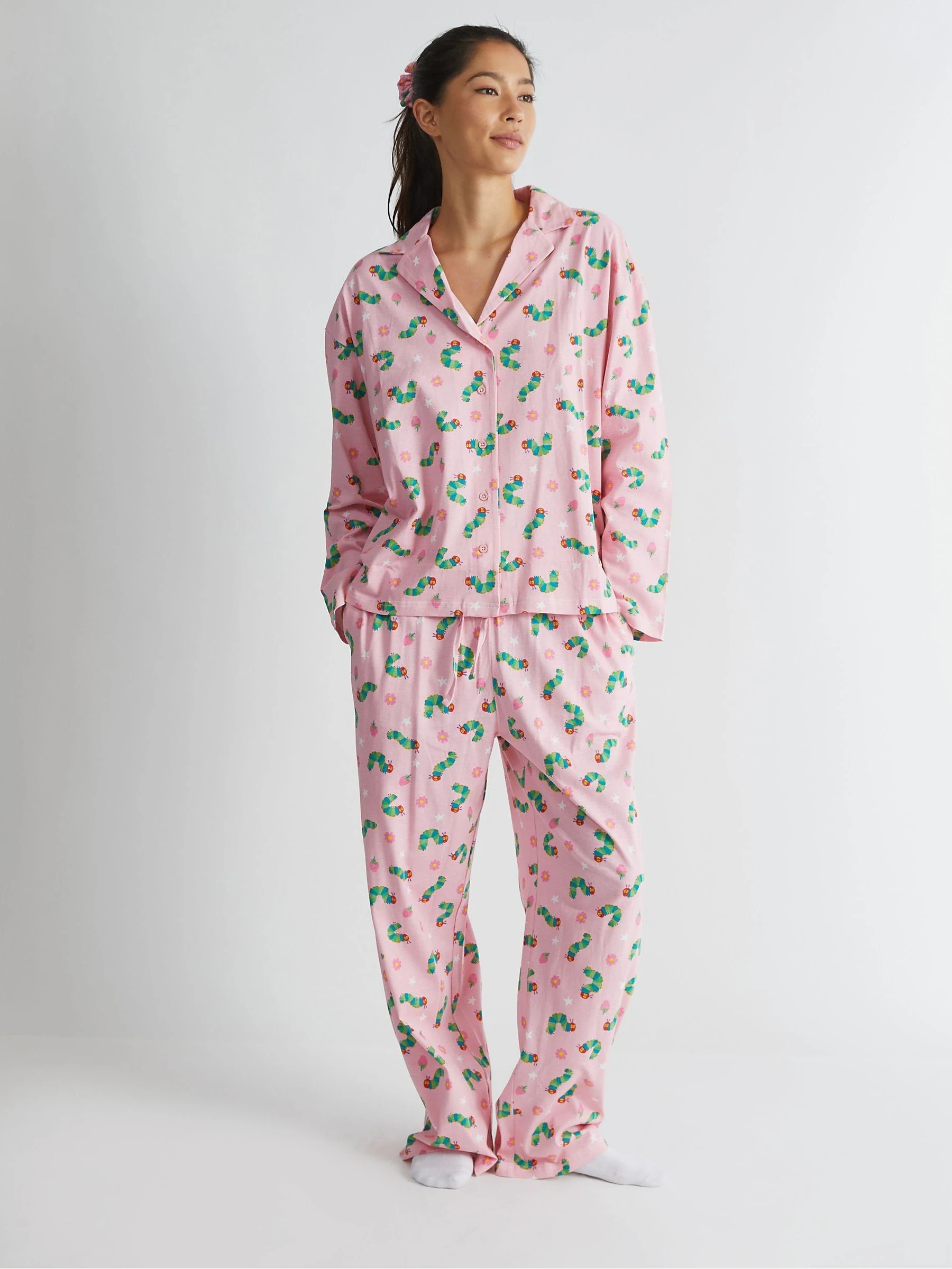 Skinnydip The Very Hungry Caterpillar x Skinnydip Pyjama Set in Pink