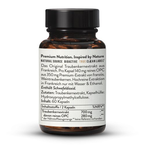 Sunday Natural Products OPC40 Premium Traubenkernextrakt