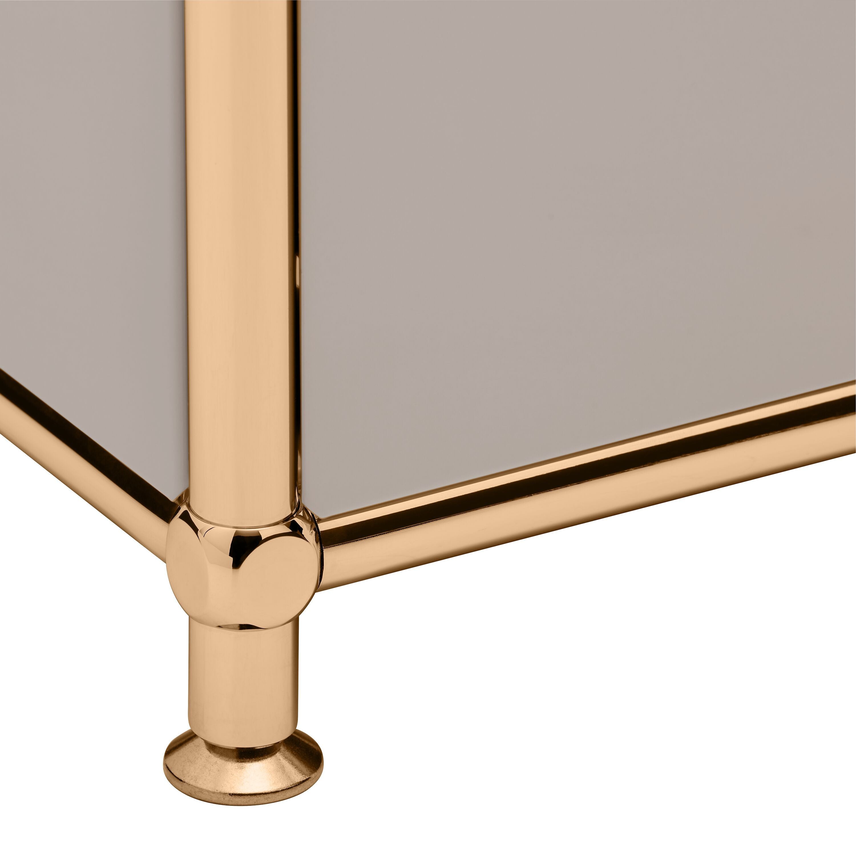 FLEXCUBE Salontisch - Taupe / B: 77.5 cm x T: 77.5 cm x H: 43.5 cm