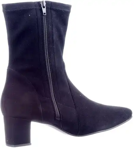 PieSanto zwart 255065 - maat 43 enkellaars zwart - maat 43 Calandschoen