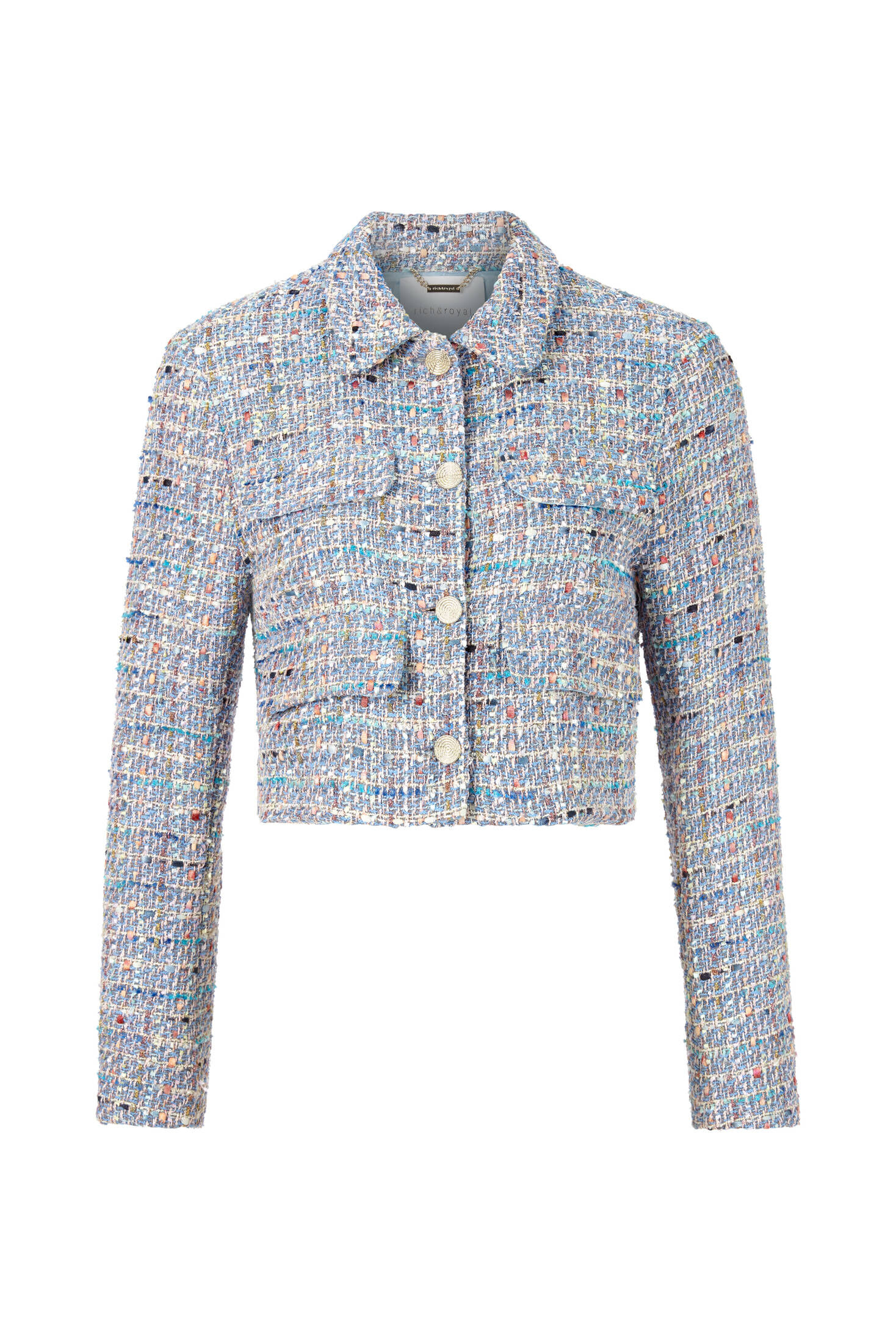 Rich & Royal| Damen Kurzblazer CROPPED BOUCLÉ JACKET