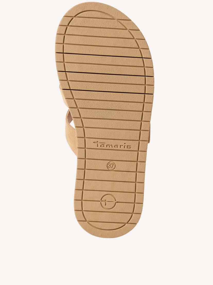 Leren Slipper - beige