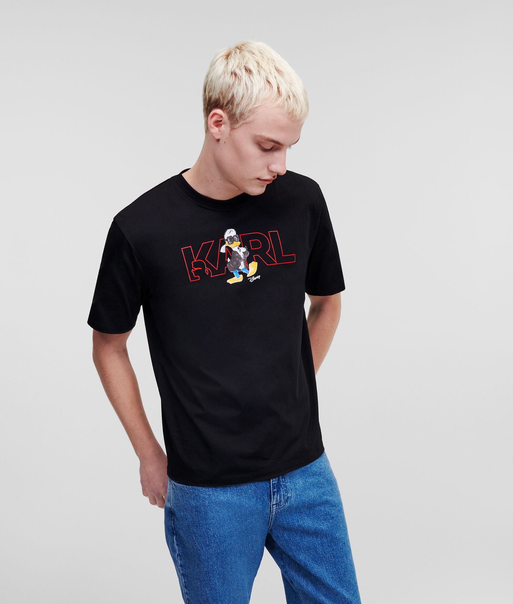 T-SHIRT À LOGO DS x KARL LAGERFELD
