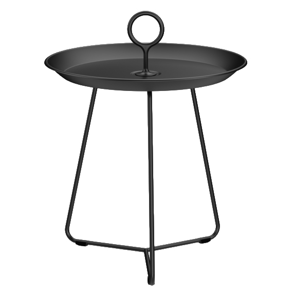Bijzettafel Eyelet Ø45 cm black