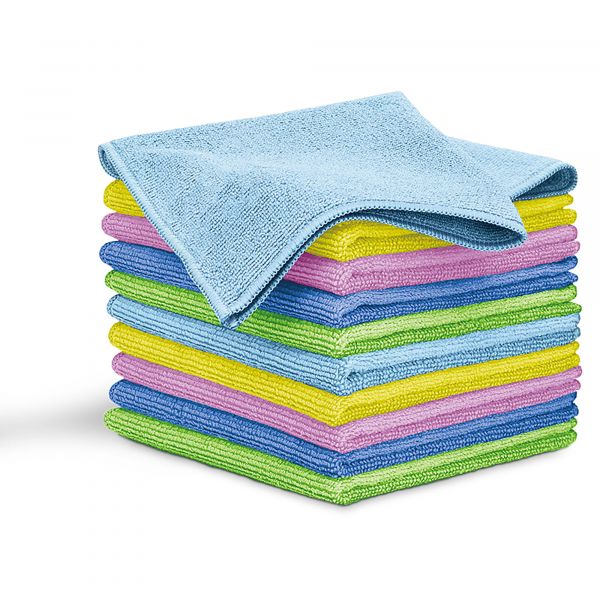Blaumann Conjunto 10 Toalhas de Cozinha em Microfibra, Panos de Secagem Suave, Absorventes, Grandes Multicolorido