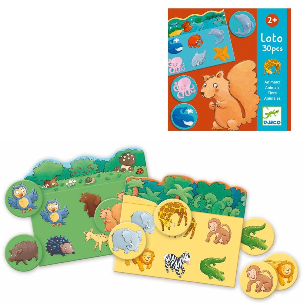 JEU DE LOTO -  ANIMAUX