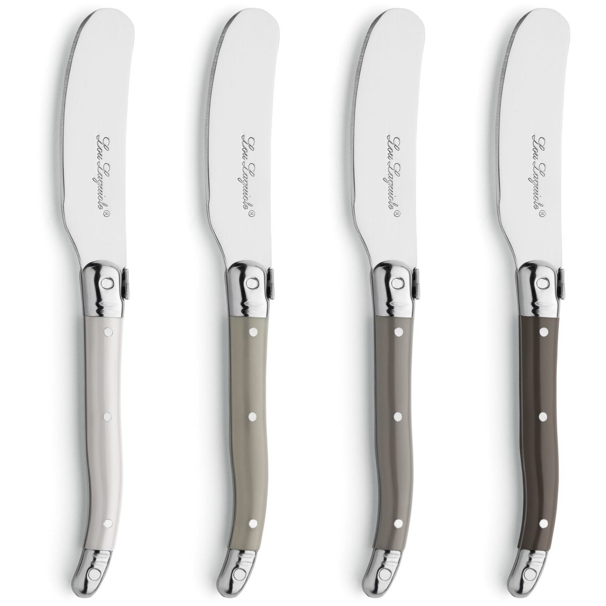 Smørkniver 4-pakning, blandede farger