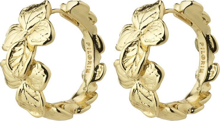 Pilgrim ECHO recycled hoop earrings gold-plated Guld