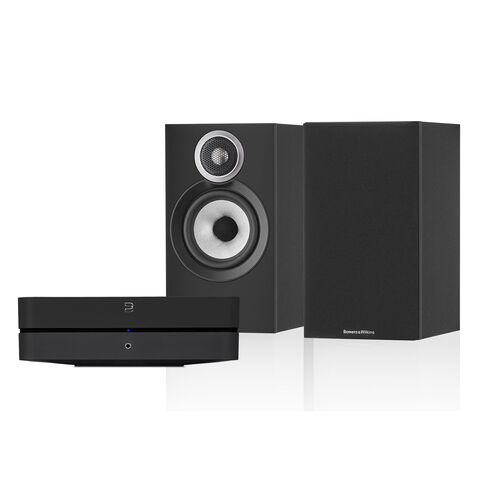 Koop Bluesound POWERNODE N330   Bowers & Wilkins 607 S3 Stereosysteem voor TV | 5 Jaar Garantie