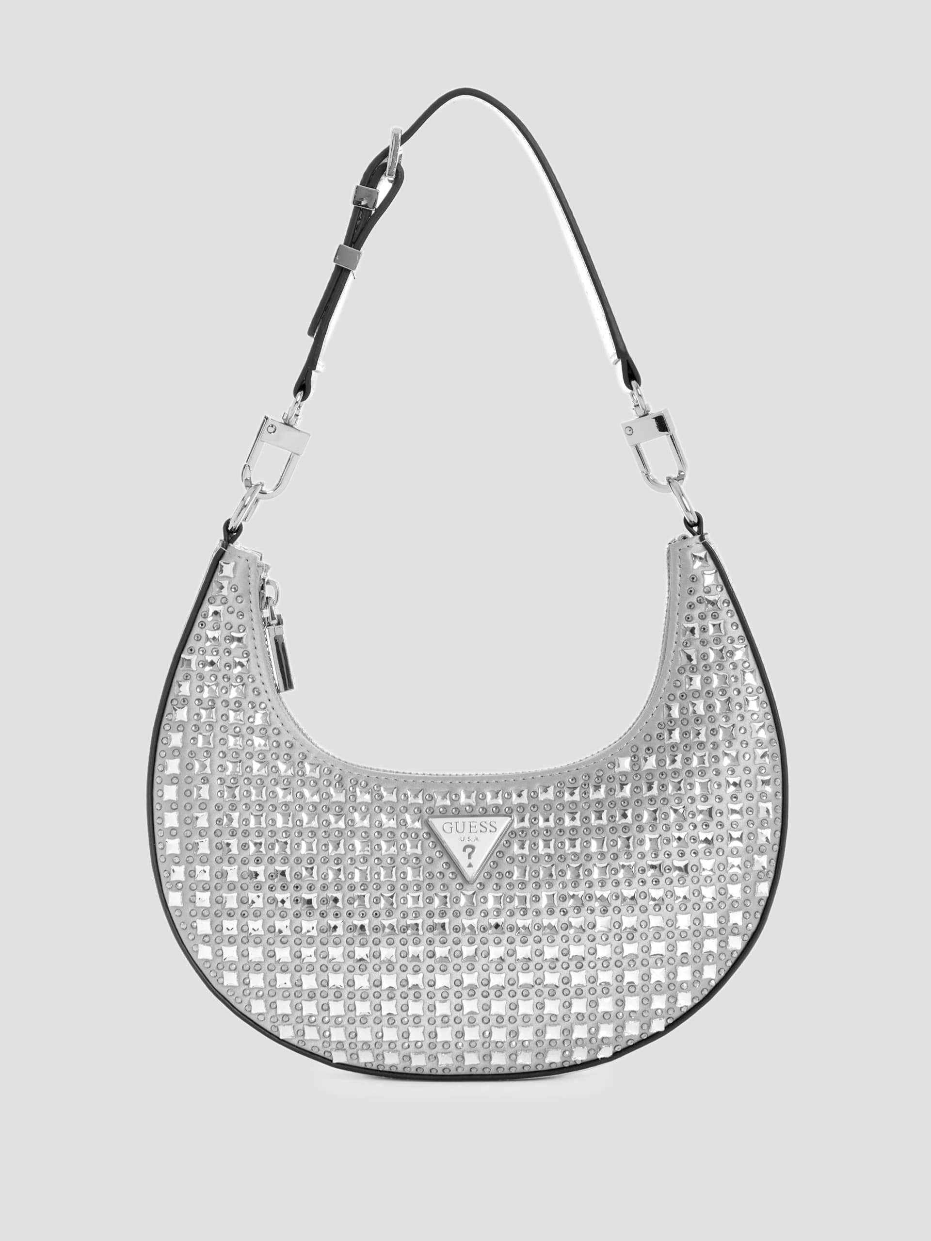 Bolsa Hobo Pequena Lua com Strass