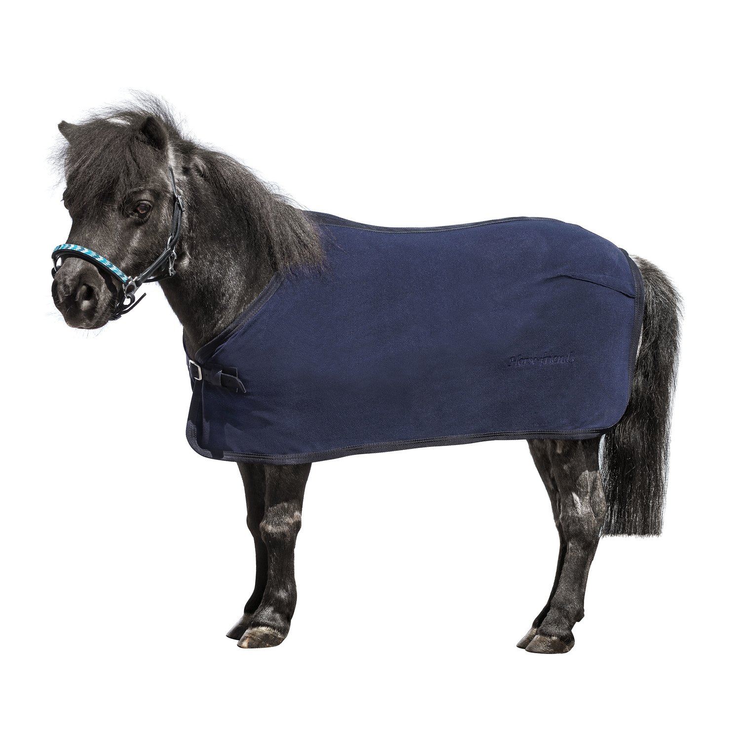 Horse-friends Abschwitzdecke - dunkelblau