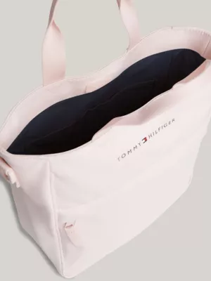 Bolsa de ombro infantil essencial com alça e logotipo