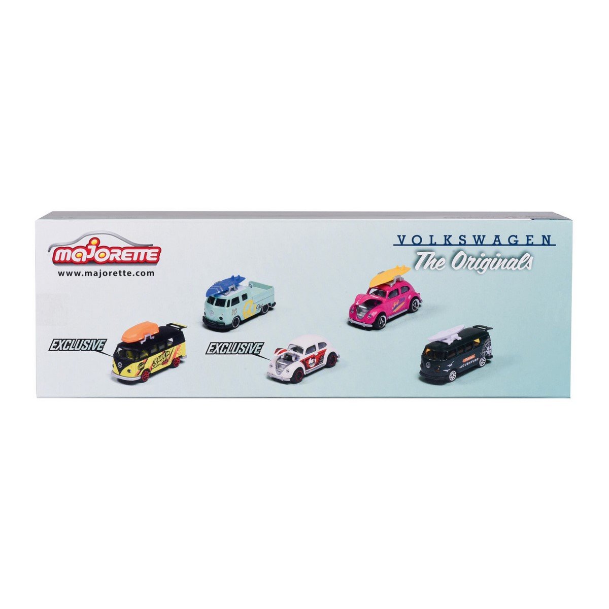 Coffret 5 voitures Volkswagen originals