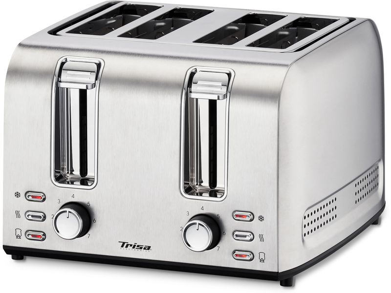 Trisa Toaster Toast 4 All Edelstahl Edelstahltoaster