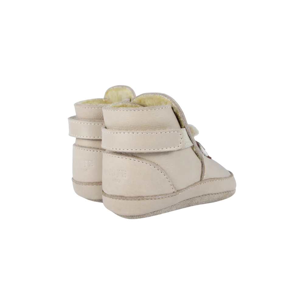 Aggas Booties | Santa | Ivory Classic Leather