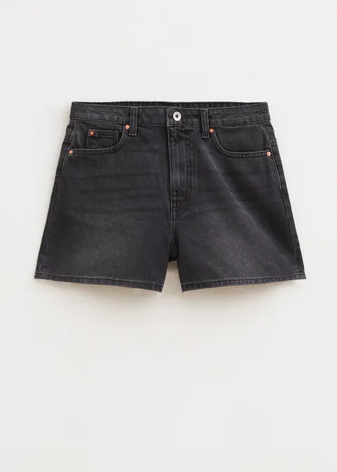 Mom fit short zwart (ZW.USED)
