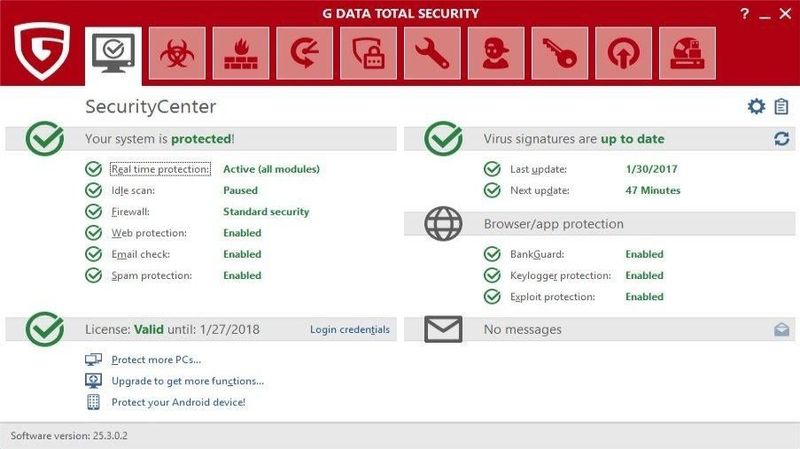 G Data Total Security (4-PC 3-jaar)