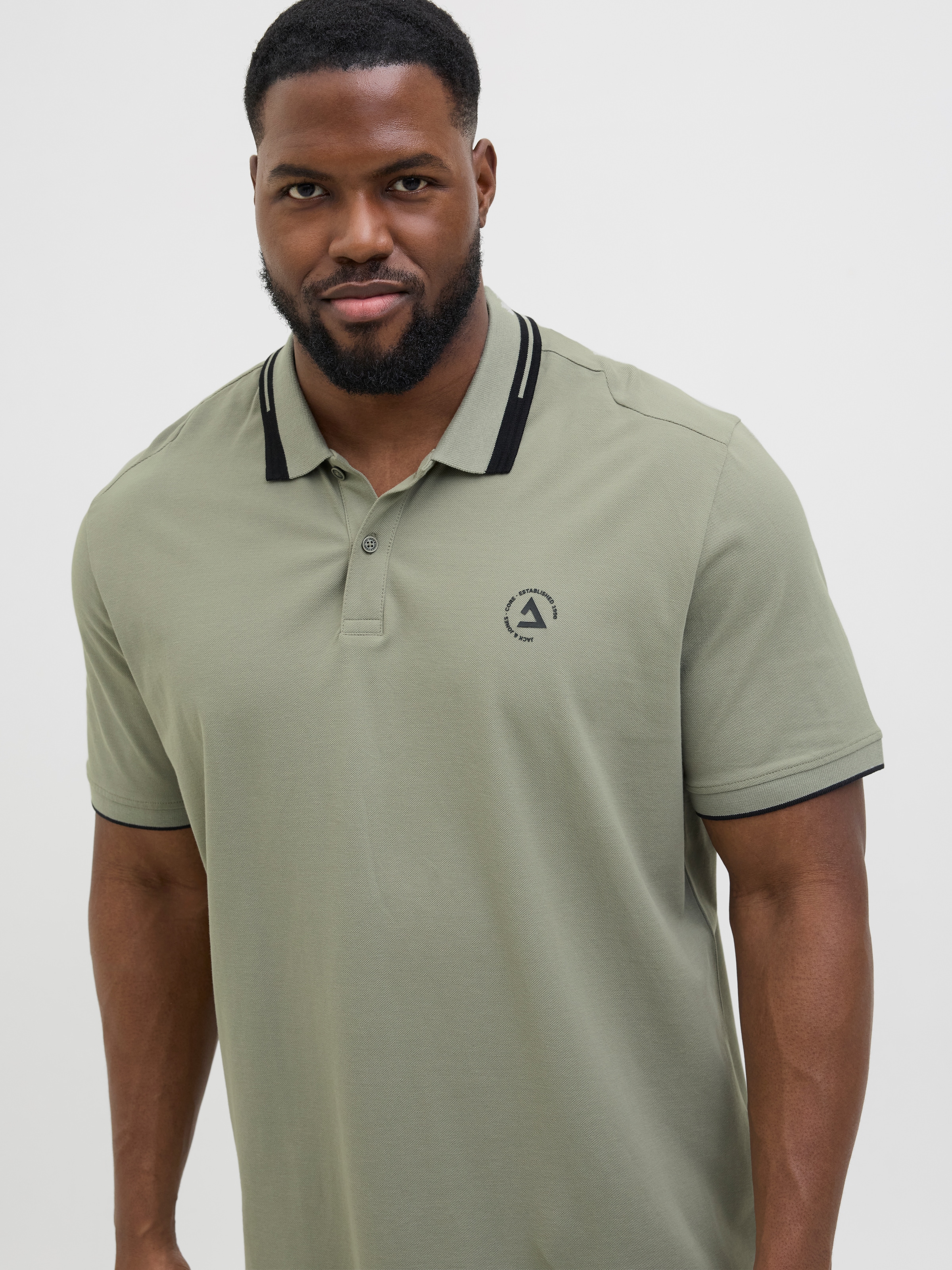 Jack & Jones PlusSize Poloshirt »JCOHASS LOGO POLO SS  PLS«