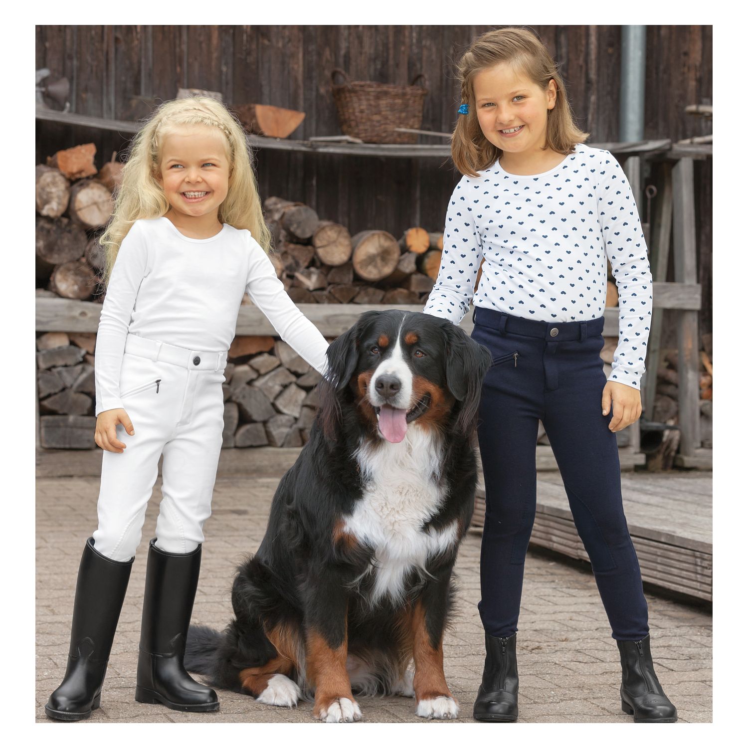 black forest Kinderreithose - schwarz