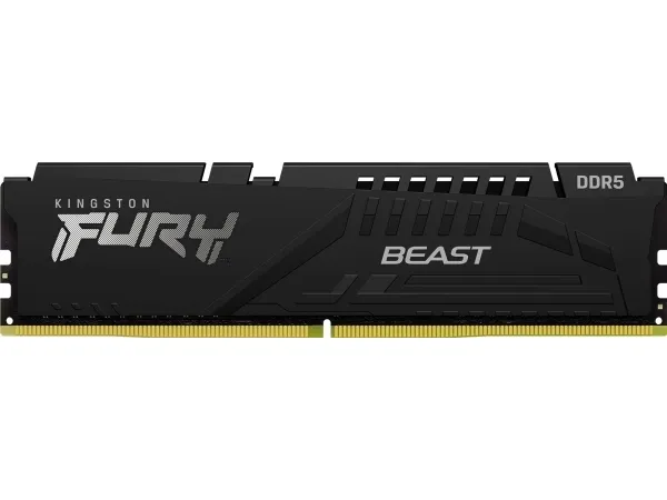 Kingston FURY Beast - DDR5 - sæt - 128 GB: 4 x 32 GB - DIMM 288-PIN - 5200 MT/s / PC5-41600 - CL40 - 1.25 V - ikke bufferet - on-die ECC - sort