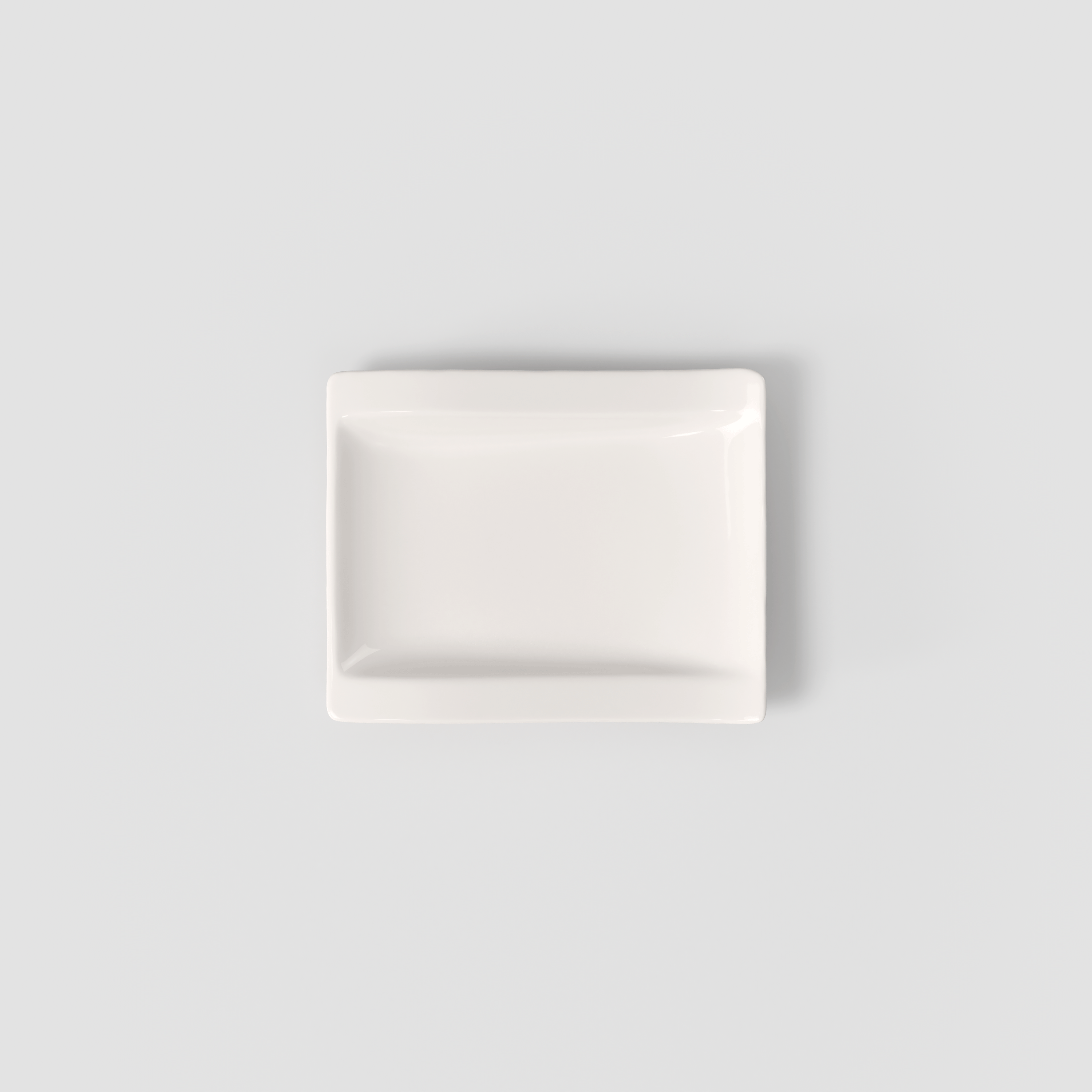 NewWave Bread plate White, 7.3'' x 5.9'', Premium Porcelain