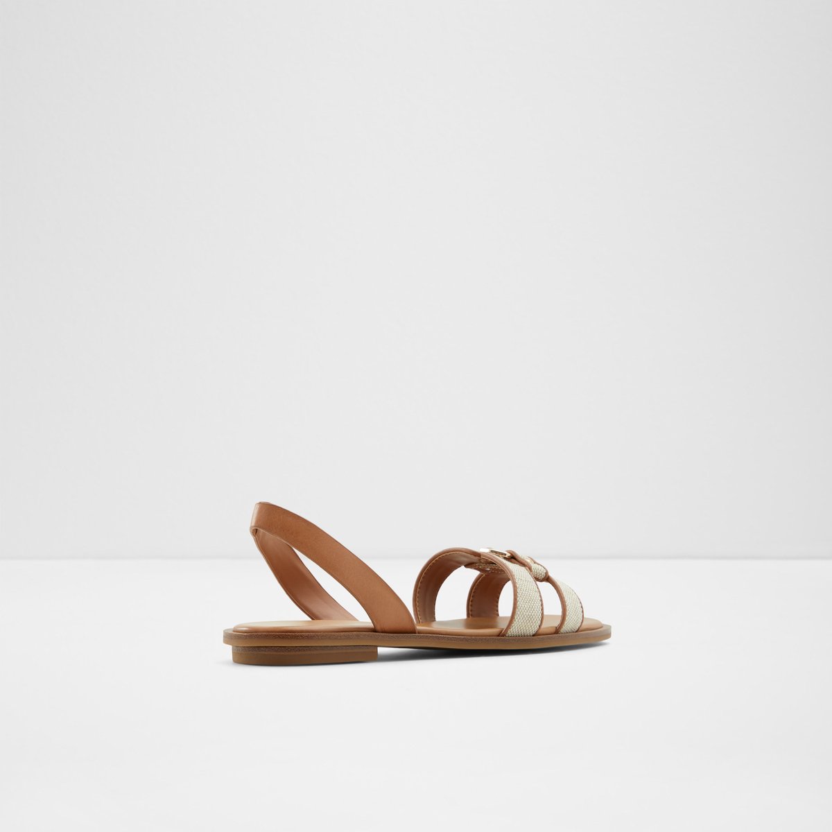 Fandra Light Beige Women Flat Sandals