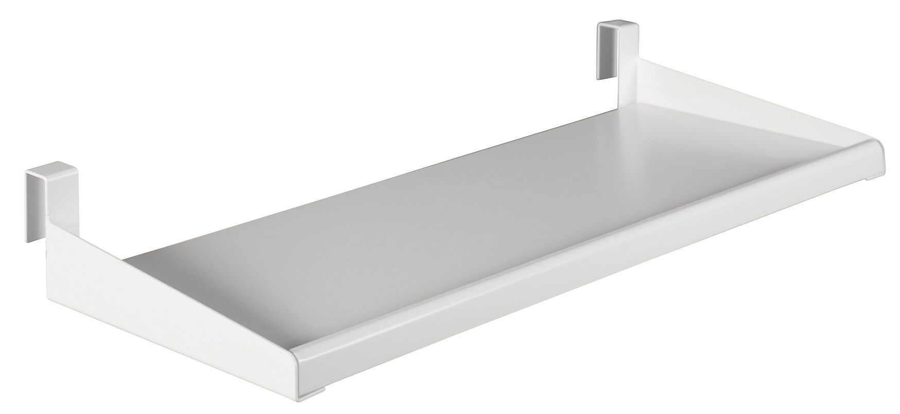 Flexa WHITE / NOR Einhängeregal - Weiss / B: 61.0 cm x T: 25.0 cm x H: 8.5 cm