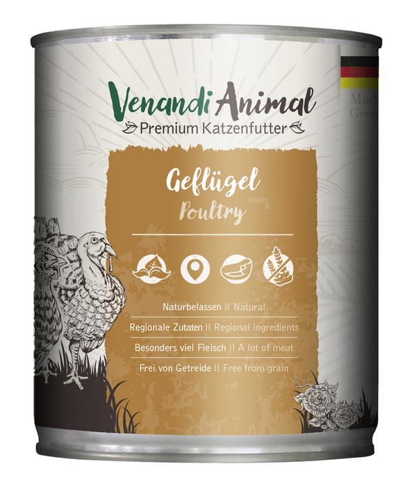 Venandi Animal Nassfutter für Katzen Adult,