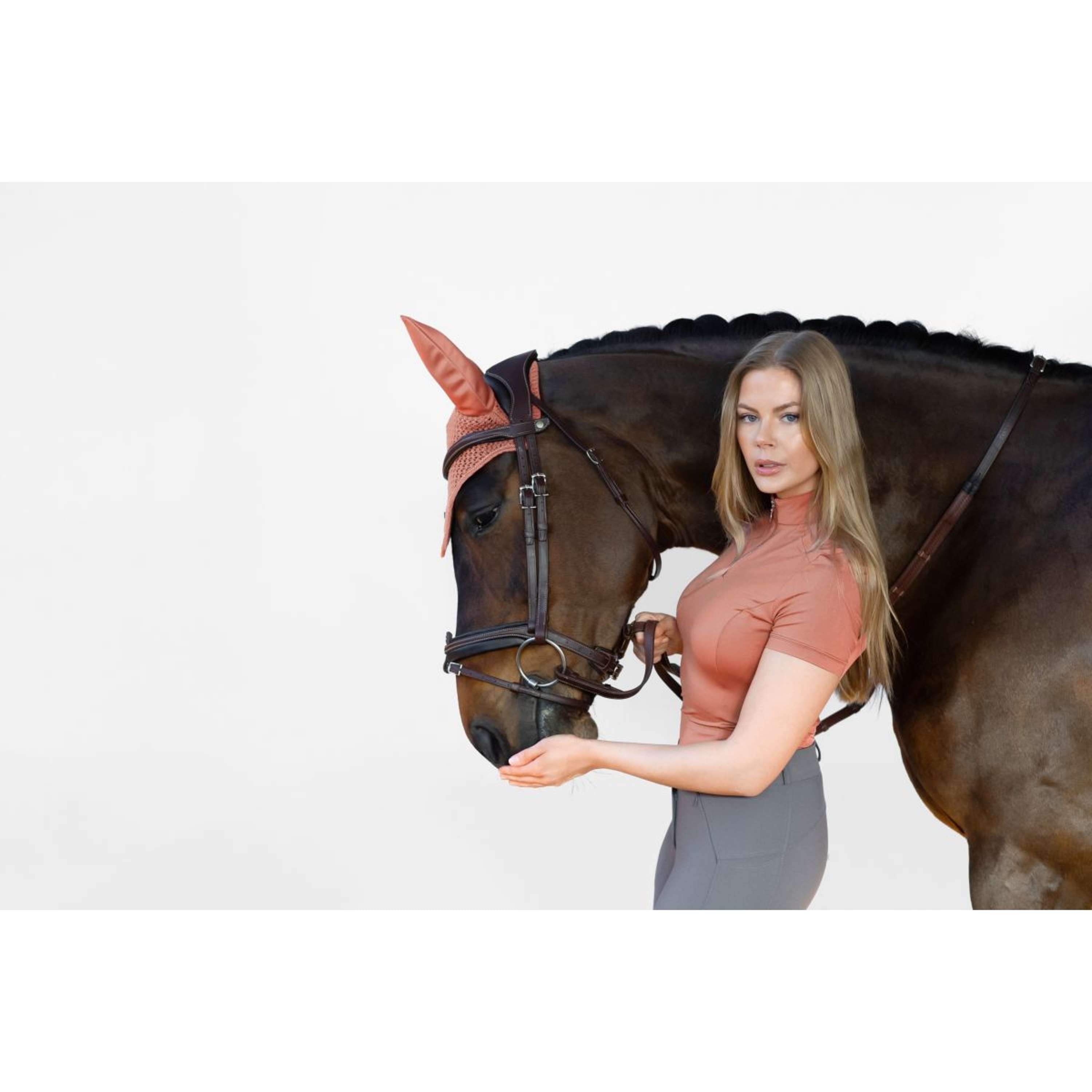 Equestrian Stockholm Shirt UV Protection Coral