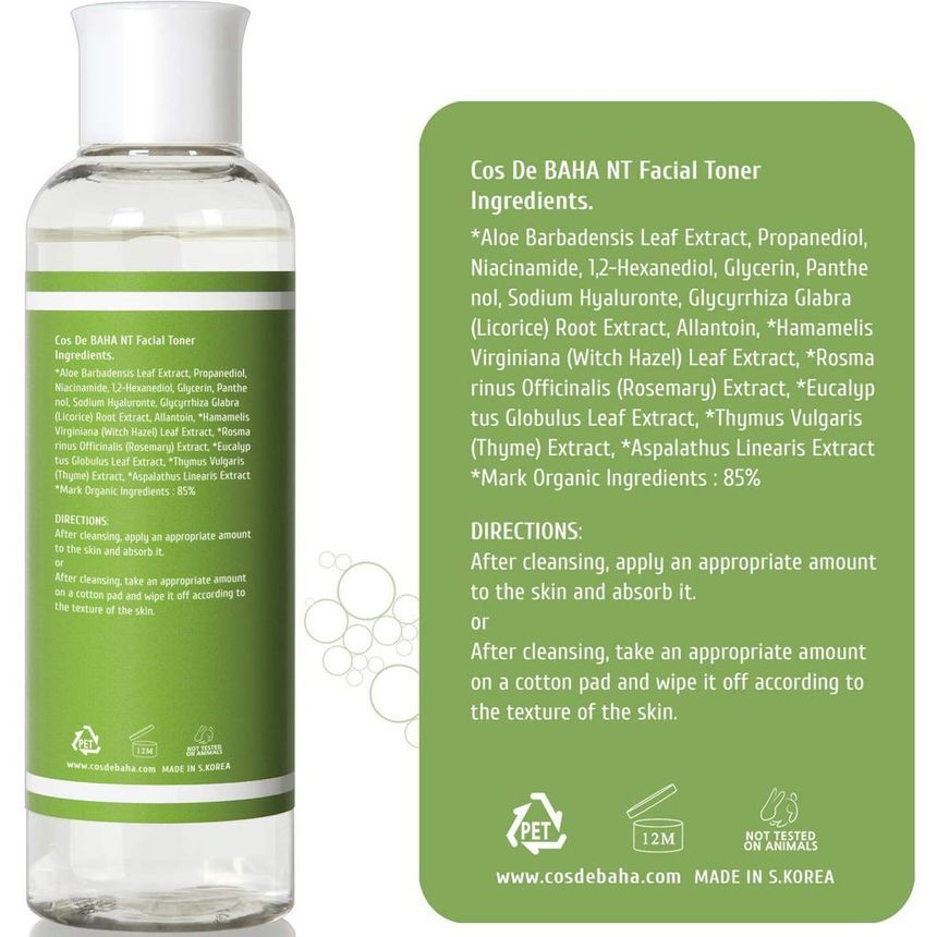 Cos De BAHA - NT Niacinamide gezichtstoner