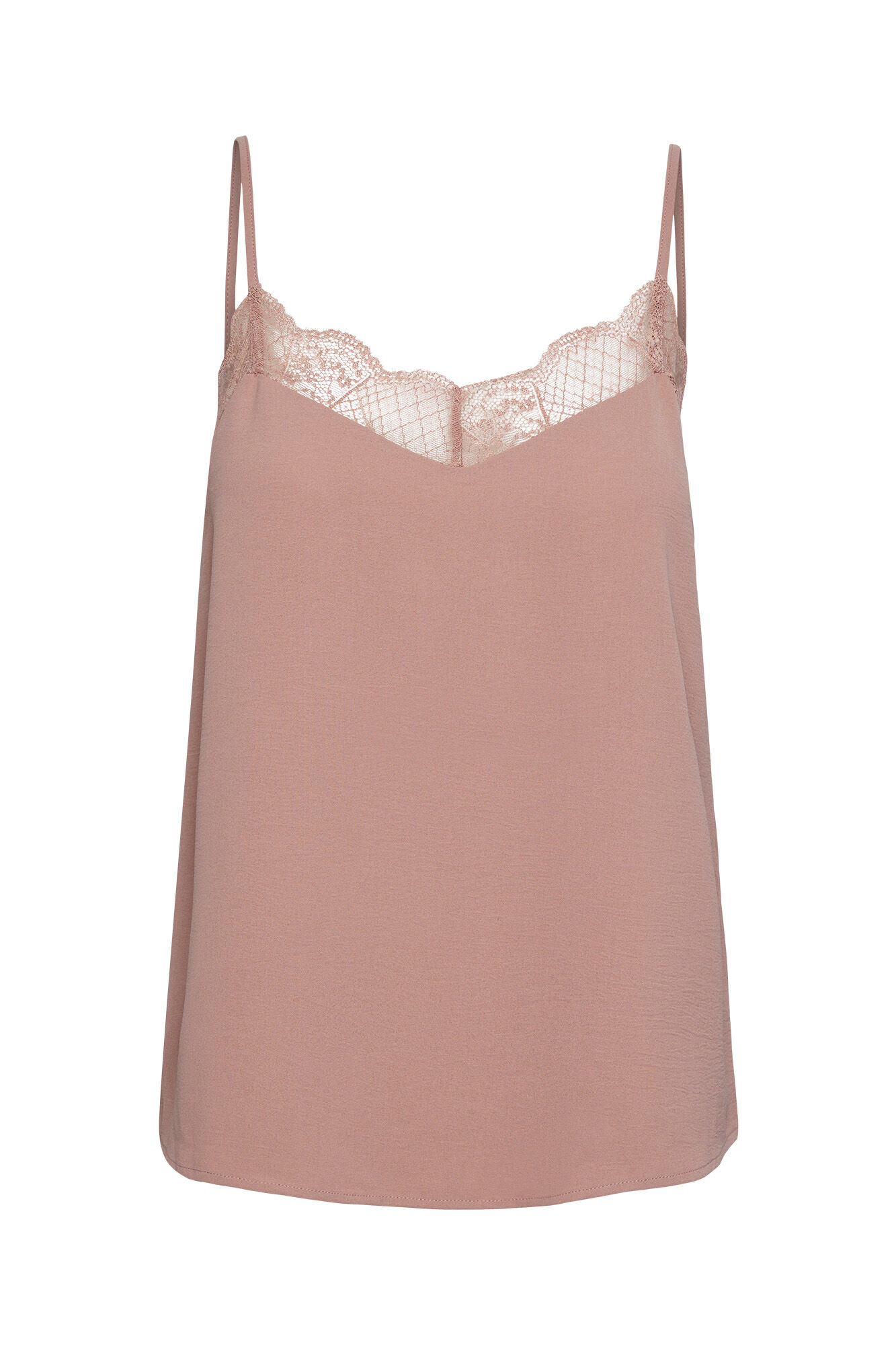 Camisola estilo lingerie.