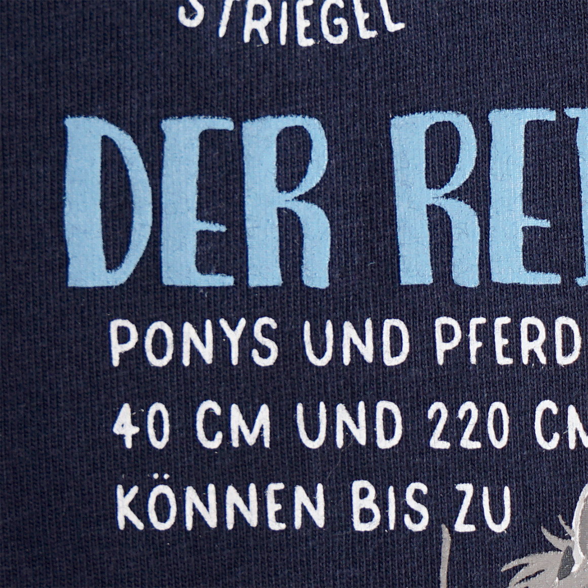 Topolino Kinder Langarmshirt mit Reiterhof-Print dunkelblau